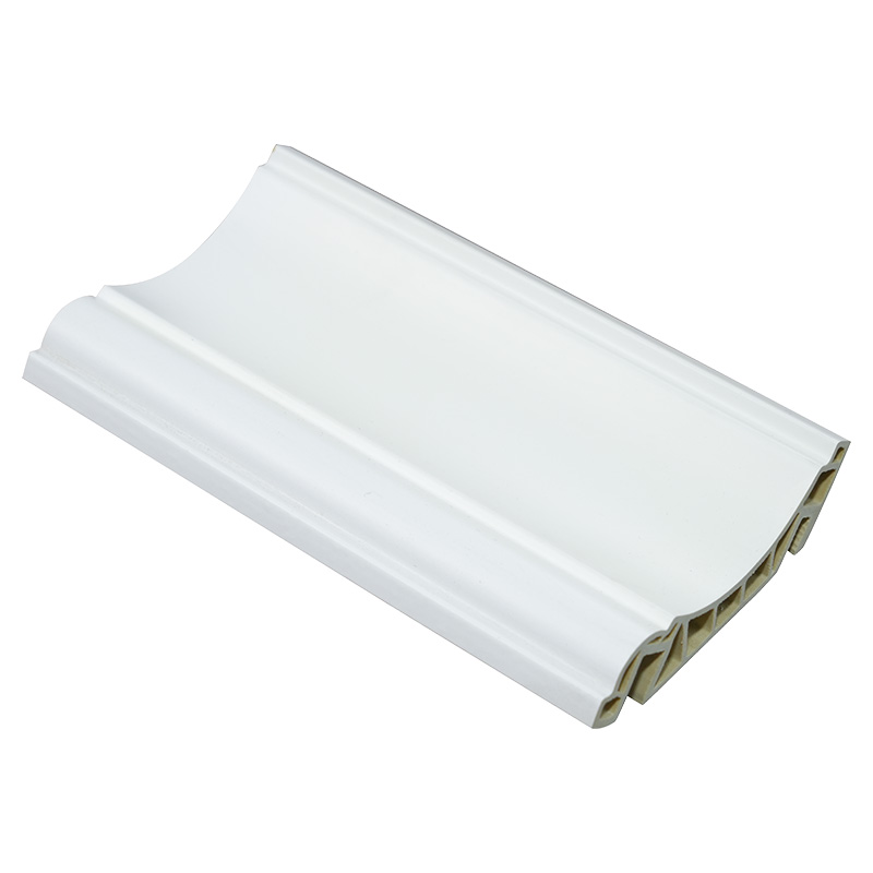 قالب گیری سقف PVC 100 میلی متری برای دکوراسیون داخلی مناسب برای تزئینات سقف، اتصالات و گوشه ها